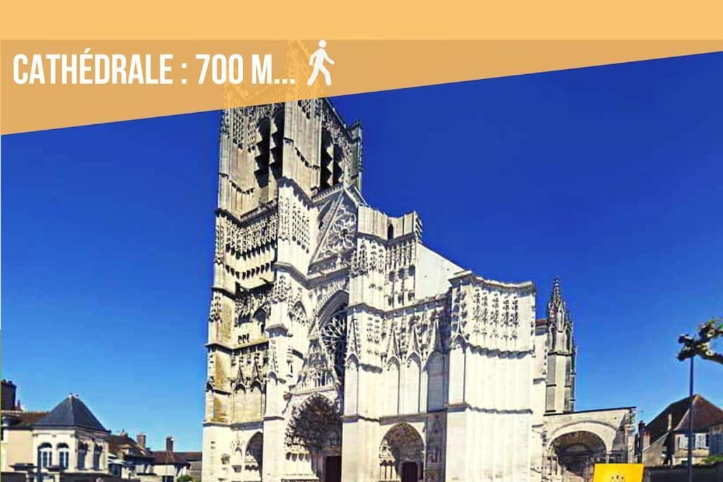La Belle Pause - Studio Auxerre Proche Parking Εξωτερικό φωτογραφία