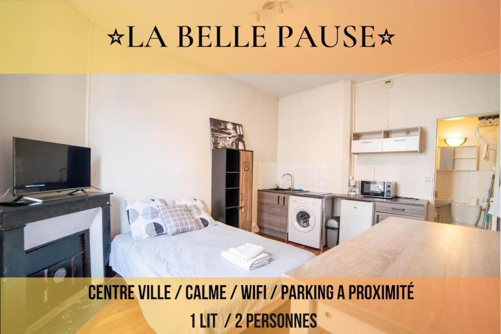 La Belle Pause - Studio Auxerre Proche Parking Εξωτερικό φωτογραφία